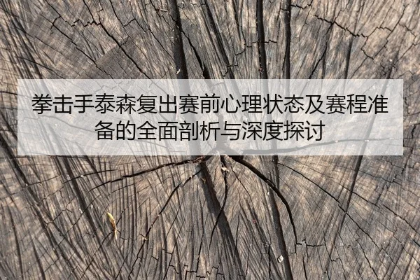 拳击手泰森复出赛前心理状态及赛程准备的全面剖析与深度探讨 - WM SPORTS